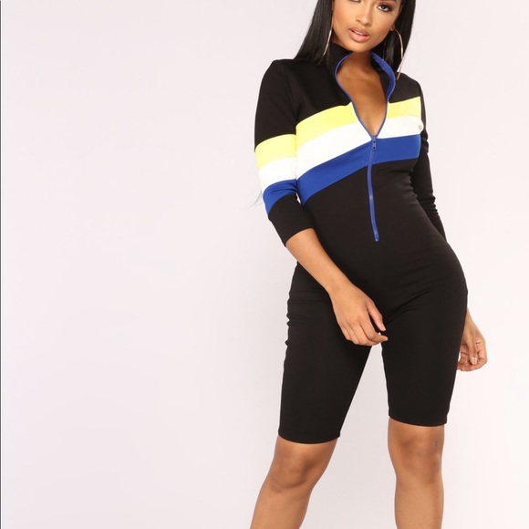 biker jumpsuit fashion nova